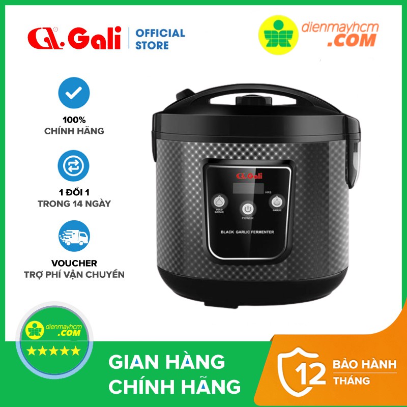 Nồi làm tỏi đen Gali GL-1999 90W 5L nhập khẩu bảo hành chính hãng tem CR chứng nhận chất lượng hàng hóa nhập khẩu