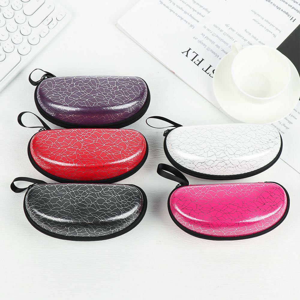 ESPO Hộp Đựng Mắt Kính Có Khóa Kéo Phong Cách Vintage Giá Đỡ