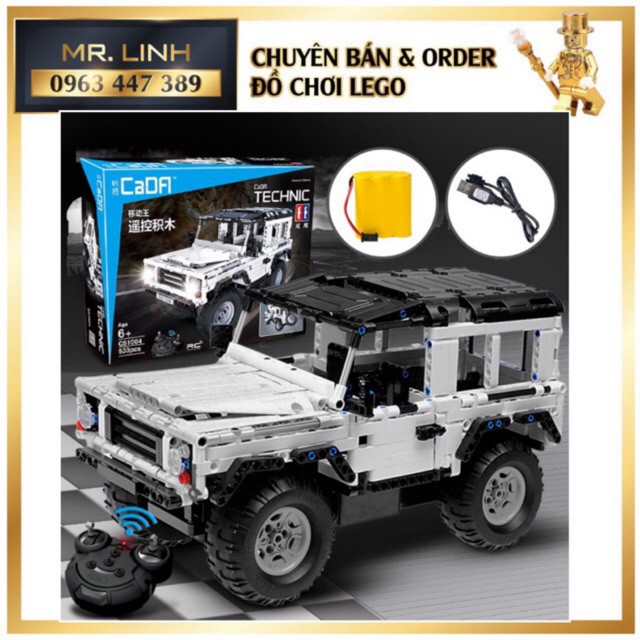 Lego - Cada C 51004 ( Xếp hình Ô Tô Động Cơ Pin Sạc Điều Khiển Từ Xa 533 mảnh )