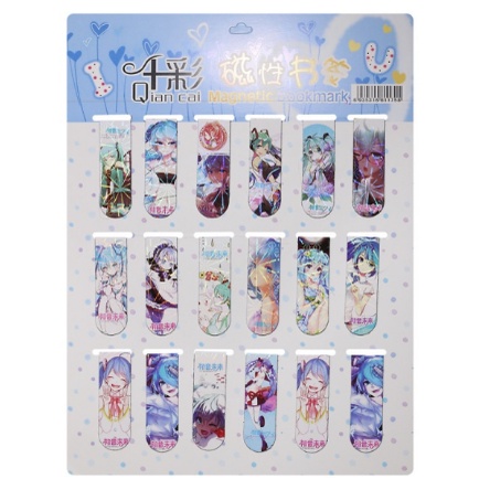 Bookmark Nam Châm Đánh Dấu Sách - Anime (Mẫu Ngẫu Nhiên)