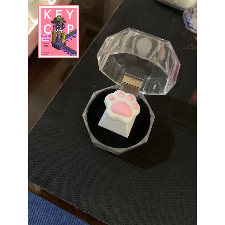 Keycap lẻ bàn phím cơ quà tặng chân mèo đáng yêu