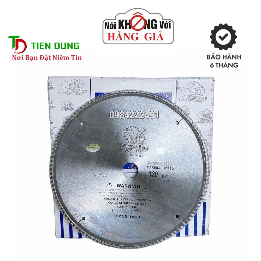 LƯỠI CẮT NHÔM 305 HỢP KIM 120 RĂNG UNIKA