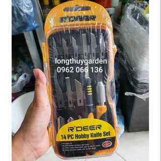 Bộ 14 món Dao Điêu Khắc Nghệ Thuật cắt tỉa hoa quả Đa Năng