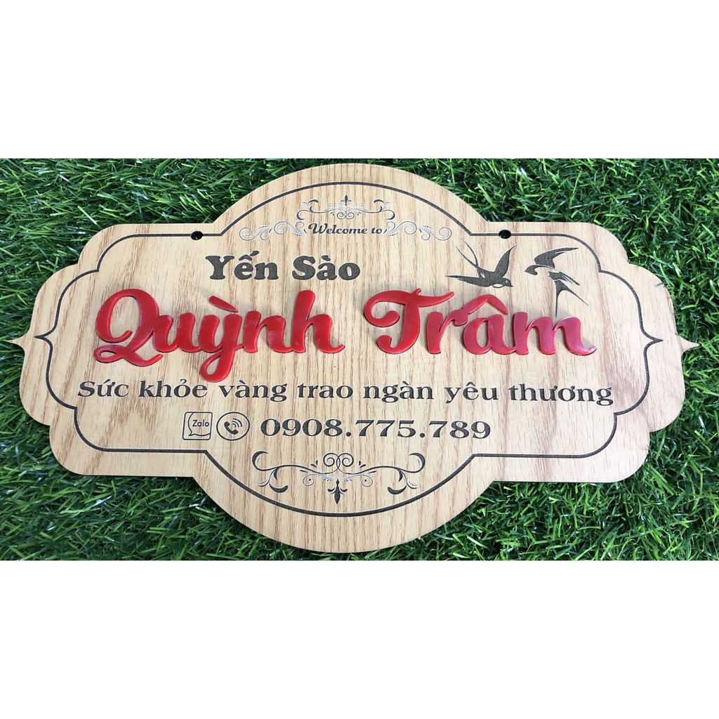 [Bảng gỗ decor shop] - Bảng hiệu gỗ thiết kế theo yêu cầu - Giá rẻ nhất