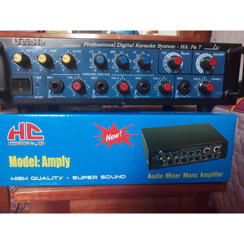 Amply karaoke pa7 600w
