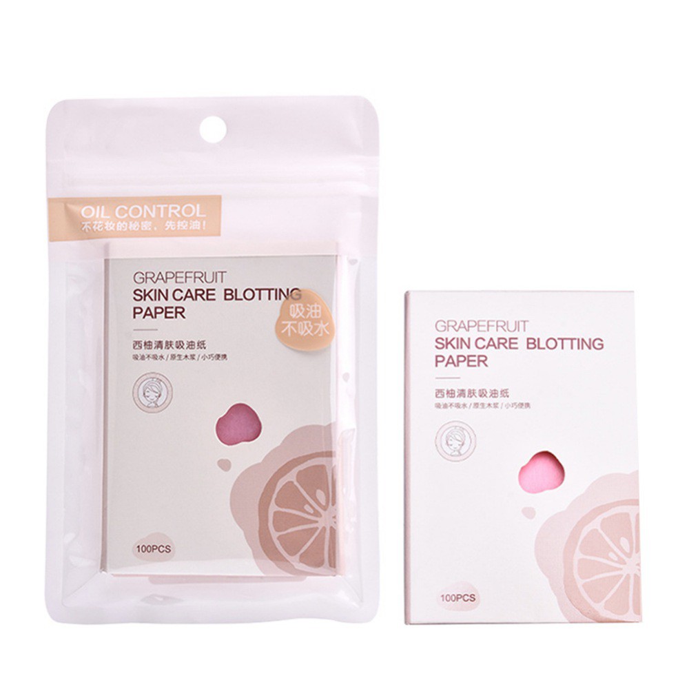 Malian Set 100 Giấy Thấm Dầu Chăm Sóc Da Tiện Dụng