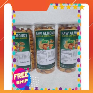 500g hạnh nhân rang bơ vỏ mỏng mỹ