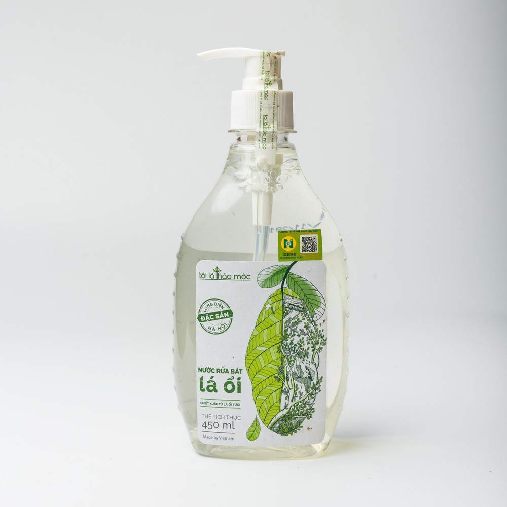 Nước rửa chén lá ổi tôi là thảo mộc 450ml