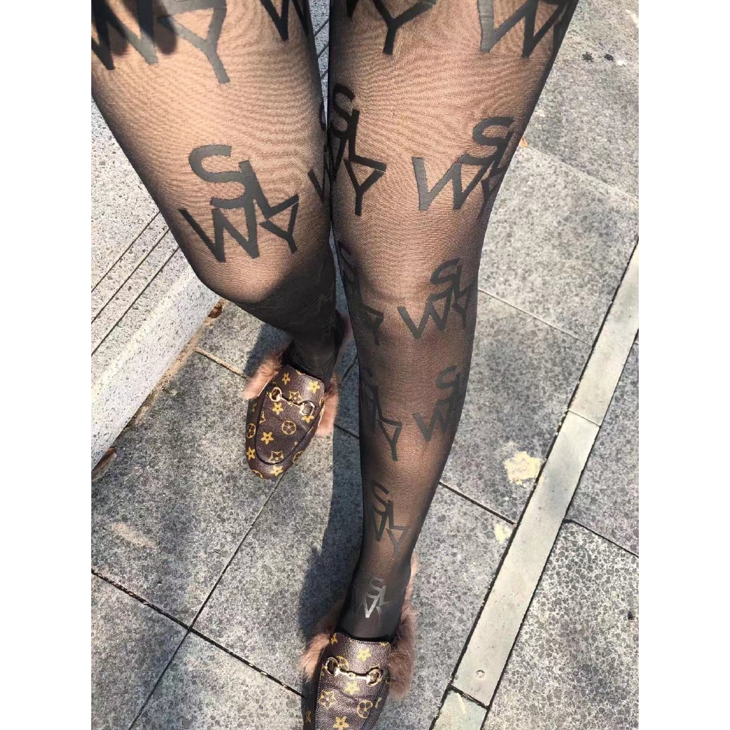 DUNEA Quần legging in chữ dáng ôm cá tính thời trang