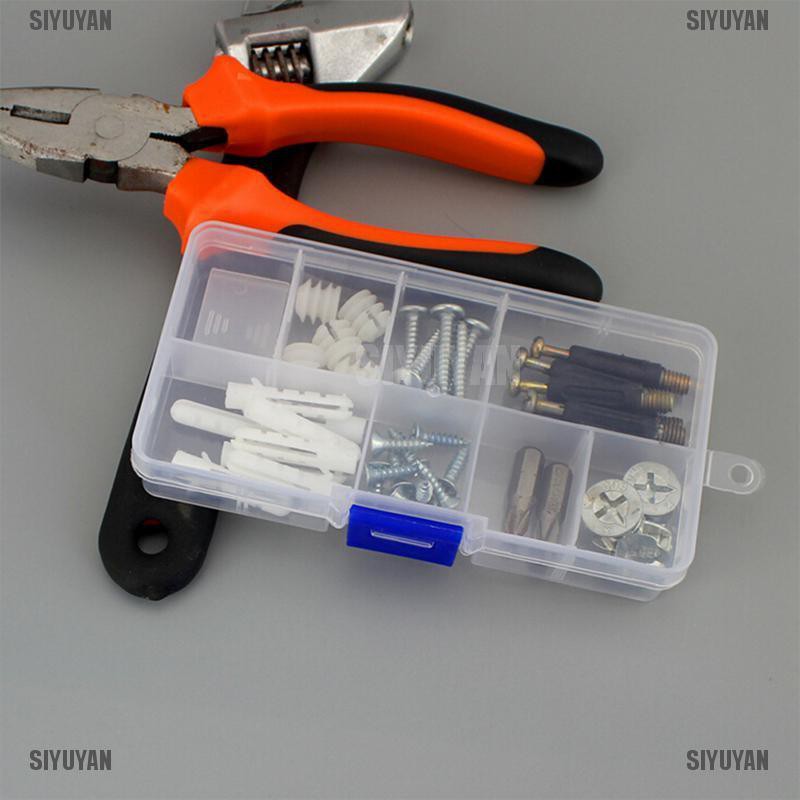 Hộp Nhựa 10 Ngăn Đựng Trang Sức Có Thể Điều Chỉnh Kích Cỡ