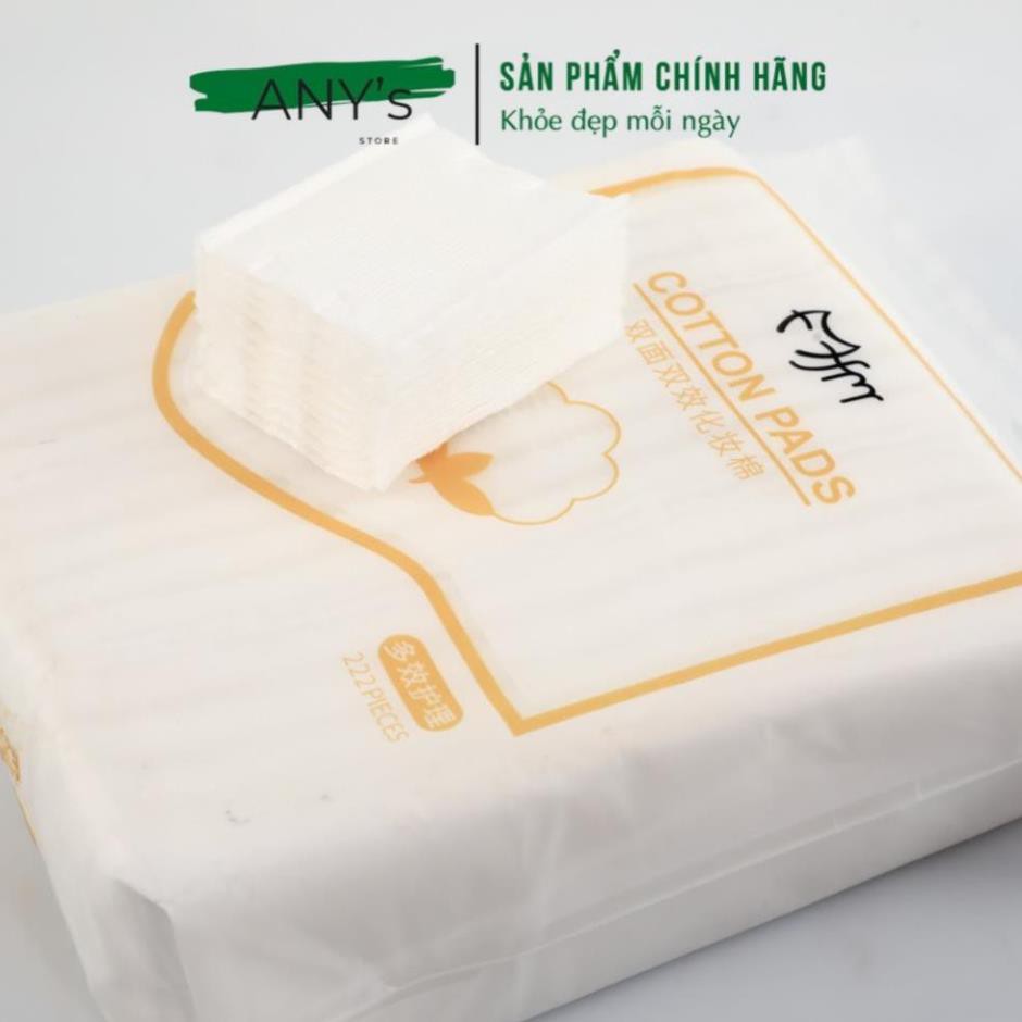 Bông Tẩy Trang 3 Lớp Cotton Pads 222 miếng FreeShip