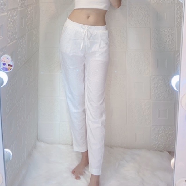 Quần baggy đũi thắt nơ | BigBuy360 - bigbuy360.vn