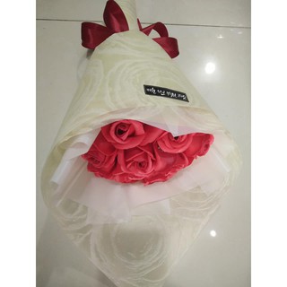 BÓ HOA SÁP ĐỎ 10 BÔNG SIÊU RẺ