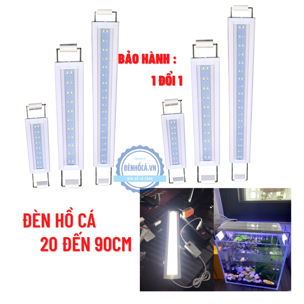 Đèn hồ cá 20 - 90cm HUAYAO dành cho hồ cá , hồ thủy sinh dài từ 20 đến 90cm