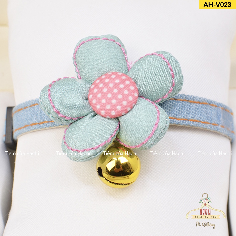 Vòng cổ bông hoa cho thú cưng