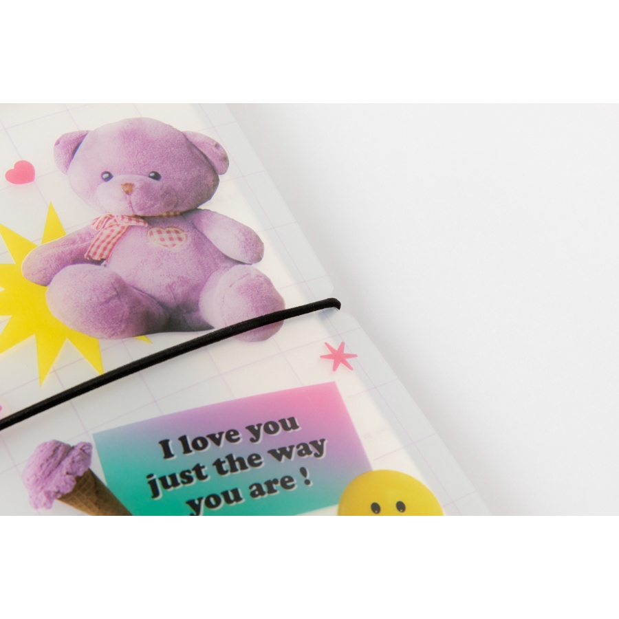 Binder Collect Book ARTBOX Hàn Quốc Đựng Photo Card Ảnh Họa Tiết Sticker Có Dây Buộc Sổ Bìa PP Nhám