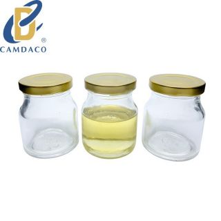 Bộ 12 Hũ Lọ Thủy Tinh Đựng Sữa Chua Nắp Thiếc 100ML Cẩm Đạt - Nắp Ngẫu Nhiên Vàng Hoặc Đỏ