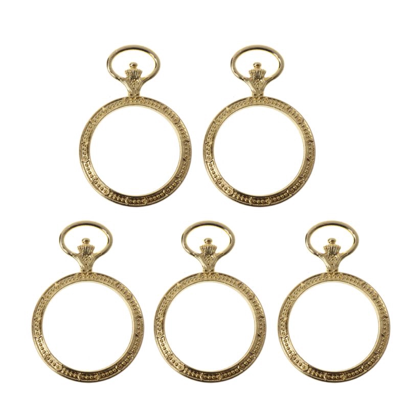 Set 5 vòng khung tròn làm trang sức thủ công chuyên dụng
