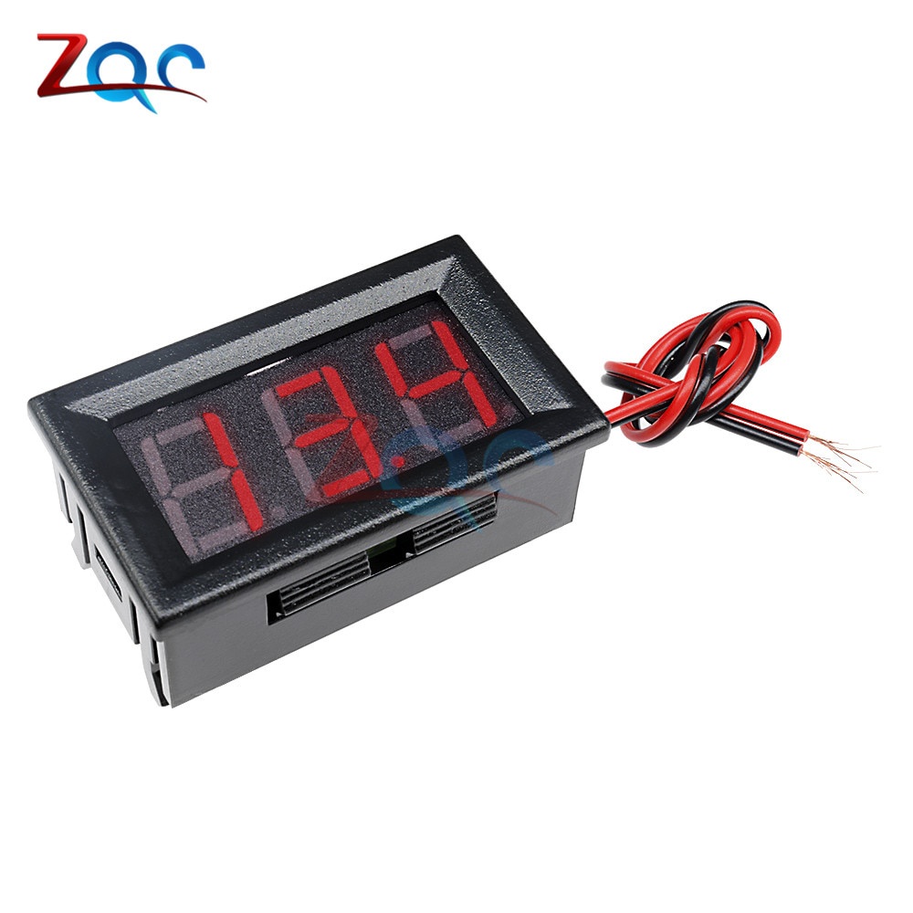 Vôn Kế Điện Tử 0.56 '' Mini DC 4.5-30V / AC 70-500V 12V 24V 220V Cho Xe Hơi / Xe Máy