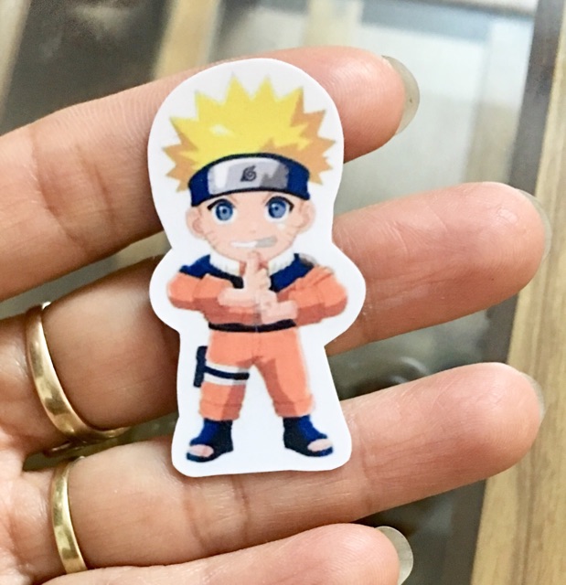 30 sticker naruto bóc dán nhiều mẫu ngẫu nhiên