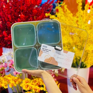 Khay mứt tết , Hộp Mứt tết Bánh Kẹo inochi khay đựng bánh kẹo