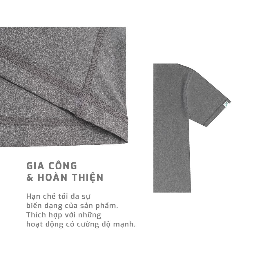 Áo phông thể thao nam TJO chất thun lạnh, co giãn đa chiều