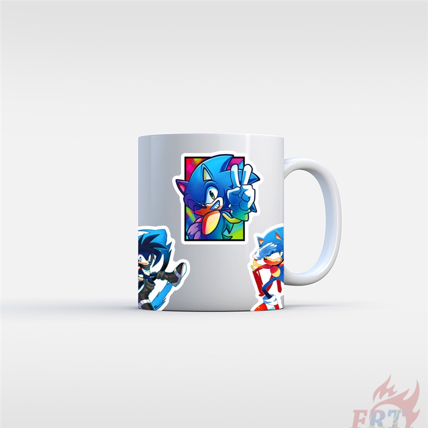 ❉ Set 07 Miếng Dán Hình Sonic The Hedgehog Series ❉ Bộ 50 Hình Dán Sonikku za Hejjihoggu Thời Trang