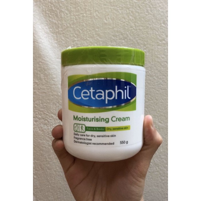 Kem Dưỡng Ẩm cetaphil Úc Cho Da Khô Và Nhạy Cảm Nhẹ Nhàng 550g Giúp Dưỡng Ẩm Cải Thiện Tình Trạng Chàm Trên Da