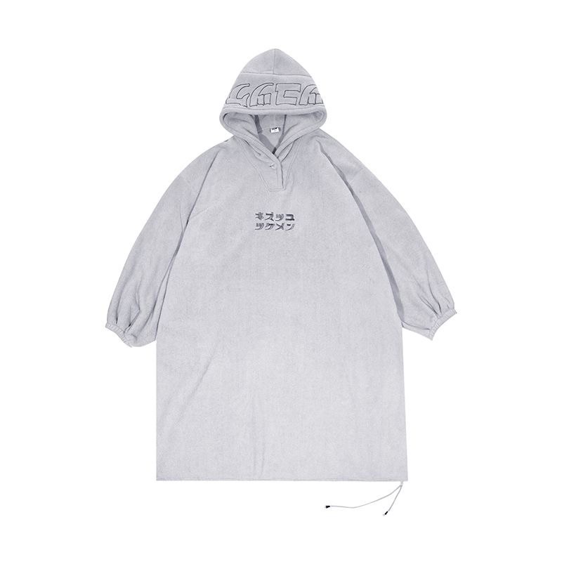 VÁY NGỦ HOODIE DÀI ĐẾN CHÂN SIU ĐÁNG YÊU