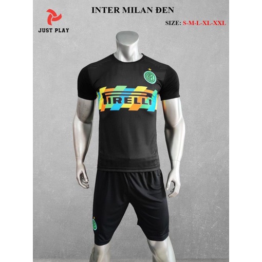 Áo đá banh CLB INTER-MILAN đen năm 2021-2022