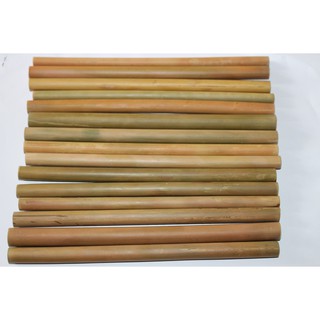 10 Ống hút tre 10 bamboo straws (Nhiều size)