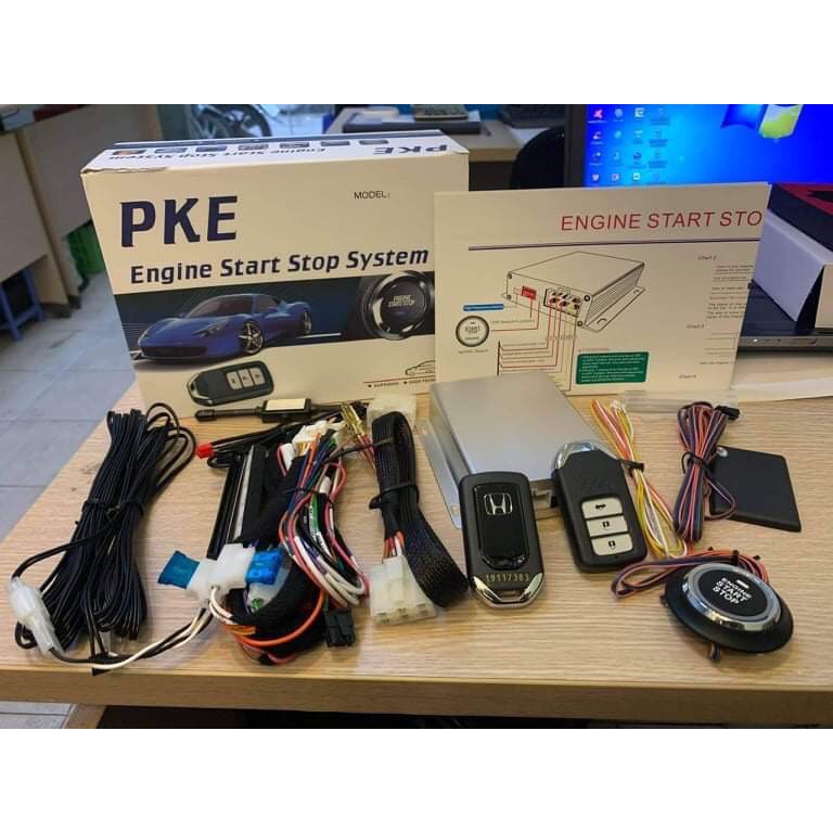 Bộ START STOP SMARTKEY PKE ,ĐỀ NỔ TỪ XA PKE CHÍNH HÃNG LẮP MỌI DÒNG XE