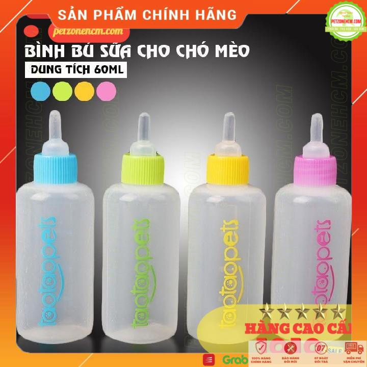 Bộ Bình Sữa Cho Chó Mèo  FREESHIP  Taotaopets 5 Núm 60ml