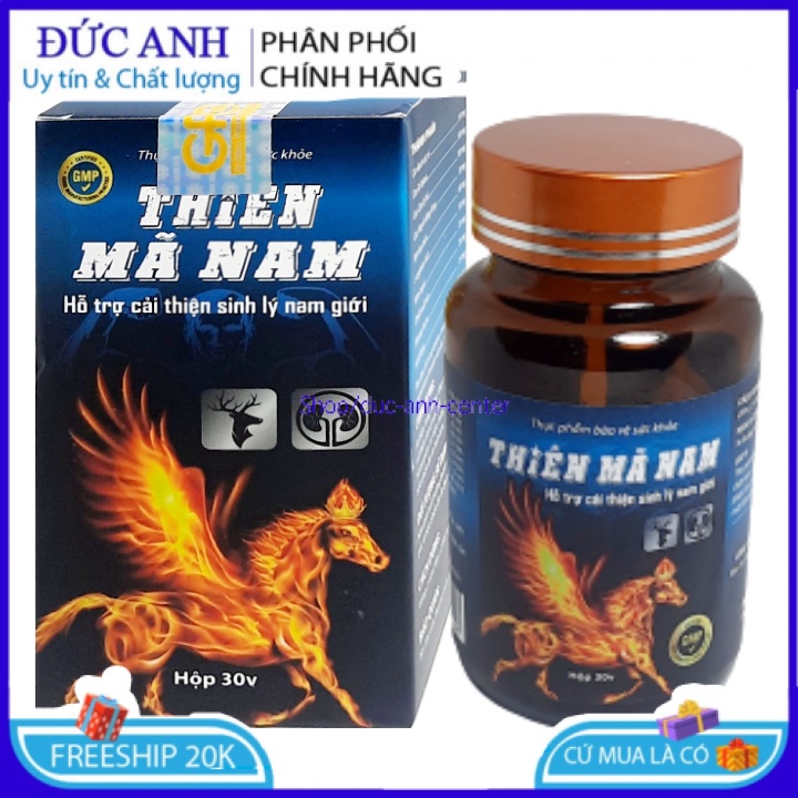 Viên uống Thiên Mã Nam hỗ trợ tăng cường sinh lý nam giới-lọ 30 viên