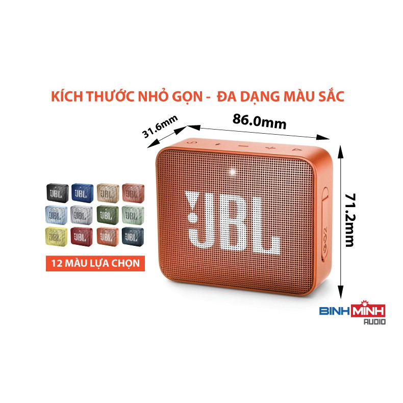 Loa Bluetooth JBL Go 2 - Hàng Chính Hãng