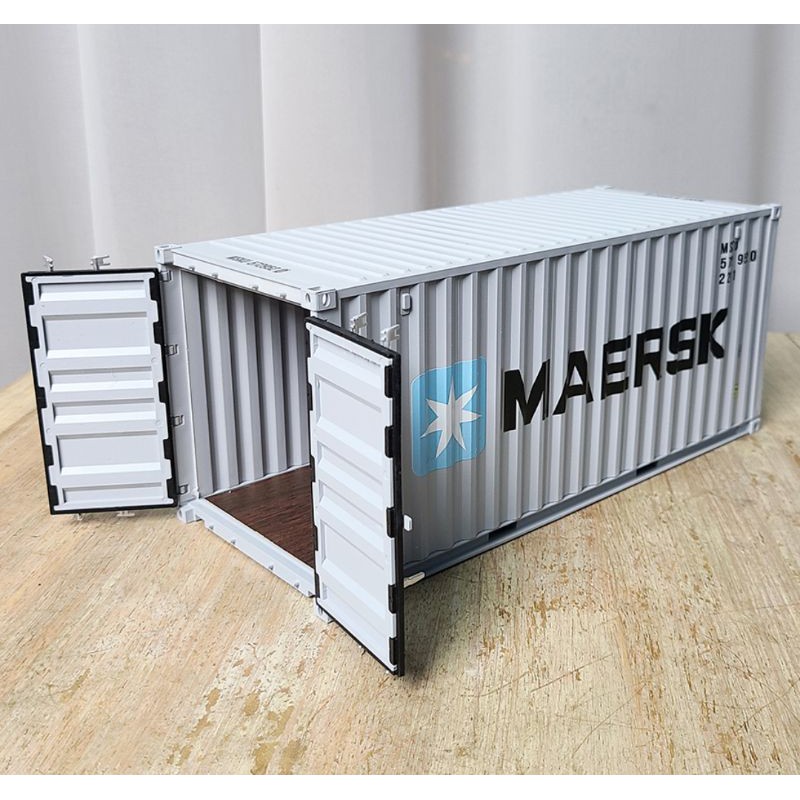 Xe mô hình rơ mooc Container  1:24