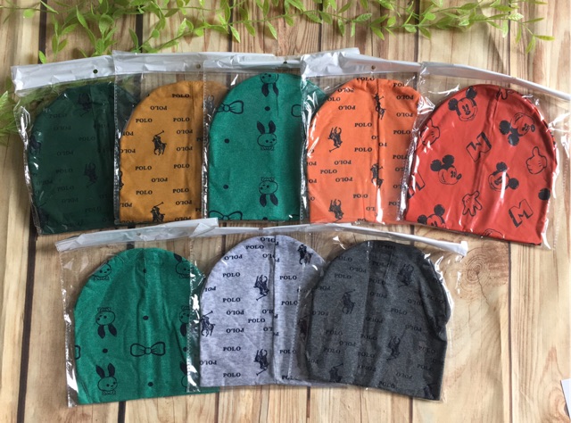 Mũ nỉ đẹp, co giãn size đại 1-3 tuổi