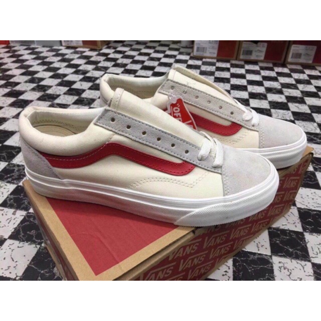 vans old skool kelly red