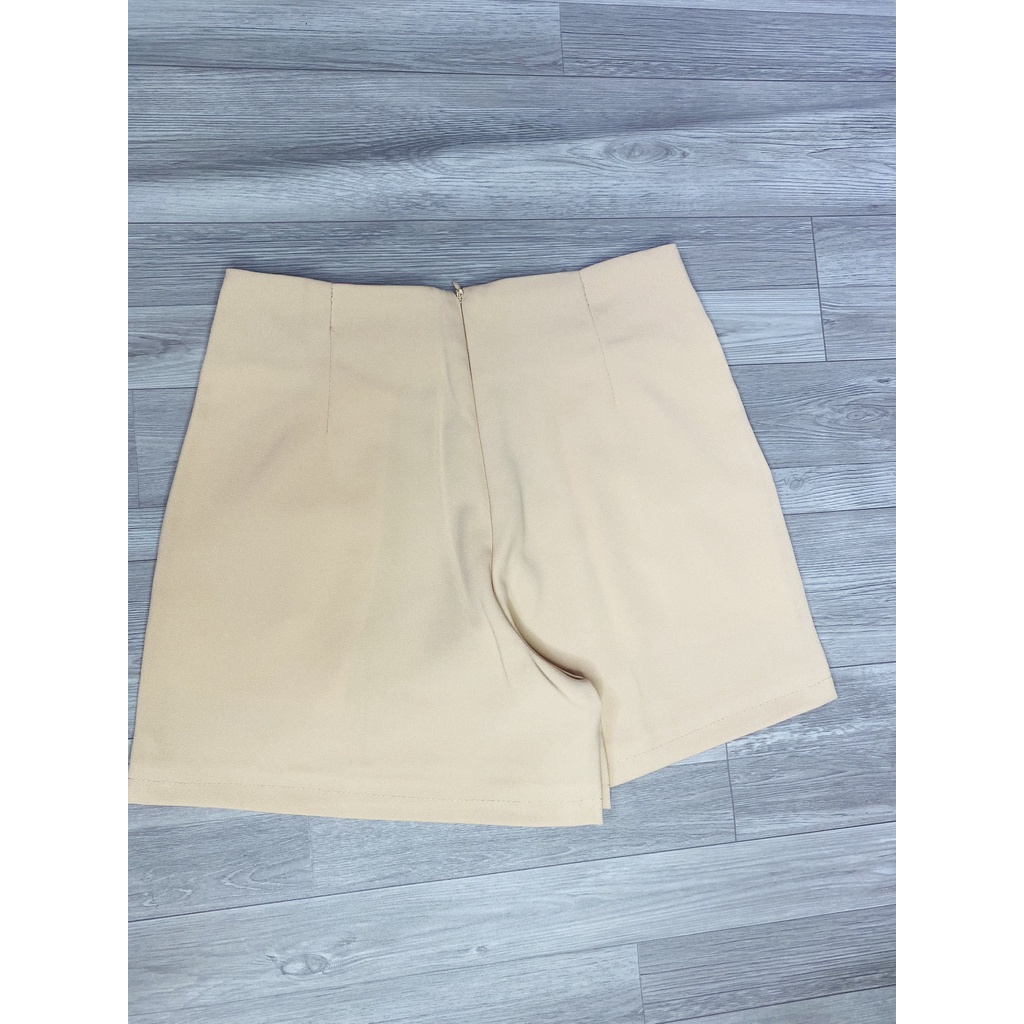 Quần Short Cạp Cao Khóa Sau ms 35