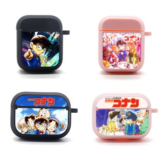 Vỏ silicon dẻo cho Airpods 1 / 2 / Pro hình Conan