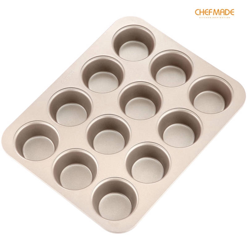 CHEFMADE Khuôn Làm Bánh Cupcake 12 Ngăn Chống Dính WK9067