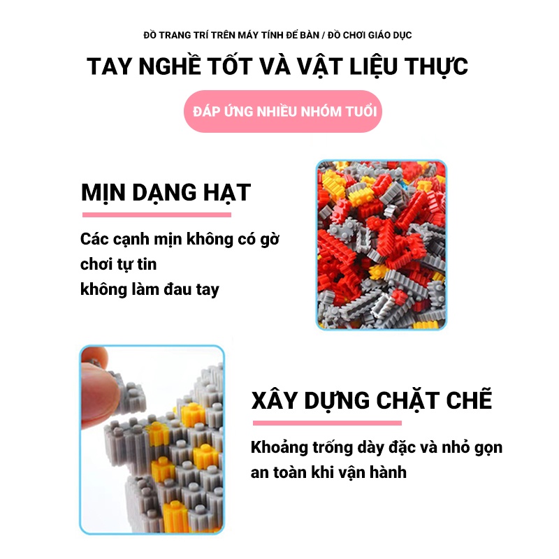 Bộ Đồ Chơi Lắp Ráp Hình Chú Gấu Độc Đáo Thú Vị