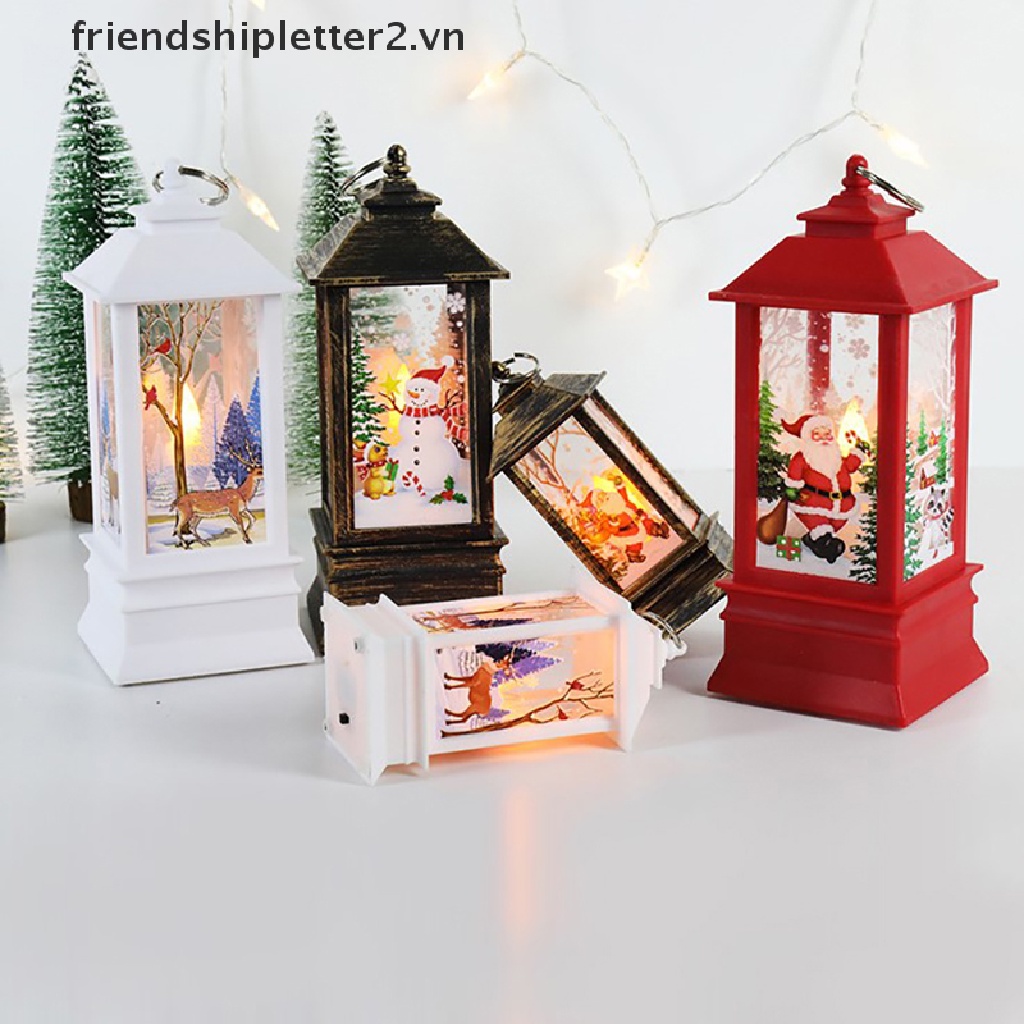Đèn led kiểu dáng đèn lồng trang trí Giáng sinh 2vn