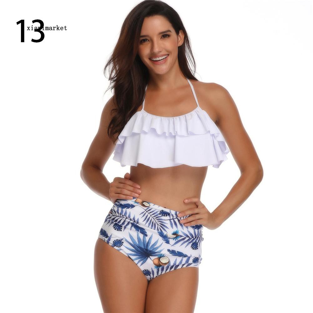 Bộ bikini hoa 2 mảnh xinh xắn cho mẹ và bé | BigBuy360 - bigbuy360.vn
