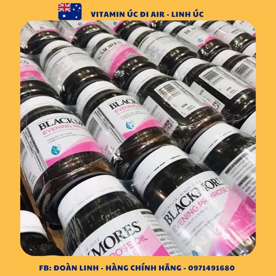 Tinh Dầu Hoa Anh Thảo Blackmores Everning Primrose Oil Úc 190 Viên, Hàng Chuẩn Úc