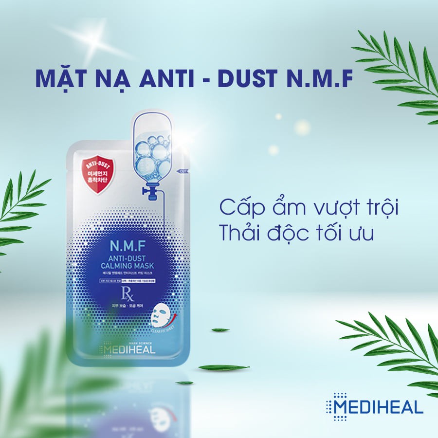 Combo 5 Mặt nạ giấy cấp ẩm, dưỡng trắng, lloại bỏ bã nhờn và cung cấp dưỡng chất cho da Mediheal Mask EX 25mlx5