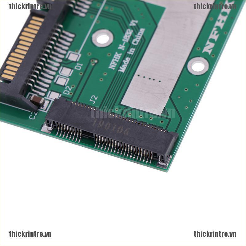 <Hot~new>mSATA SSD to 2.5'' SATA 6.0gps adapter converter card module board mini pcie ssd