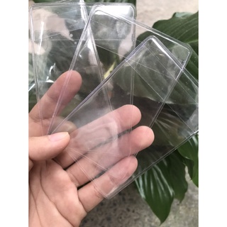 Bọc chống xước chip CCCD - ATM, combo 10 túi vỏ bọc căn cước công dân có nắp trong suốt  bảo vệ thẻ cho bạn