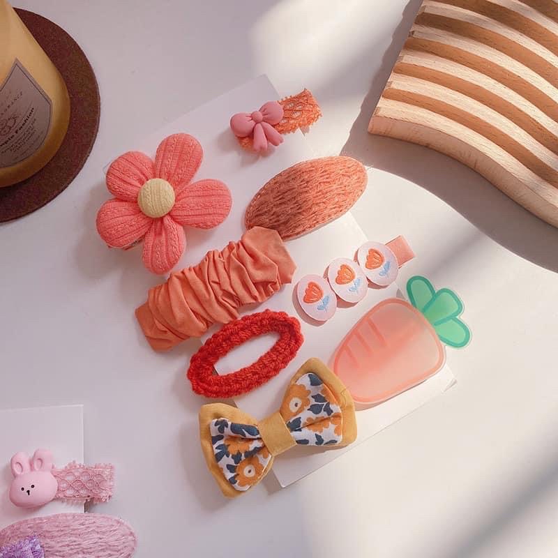 Set kẹp 8 chi tiết dễ thương cho bé