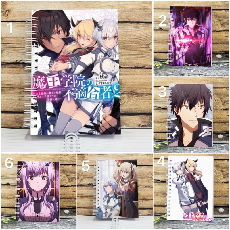 Sổ tay anime lớp học ma vương 20 trang/ sổ tay Maou gakuin no futekigousha